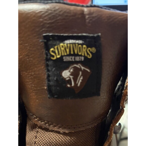 Herman Survivors Steel Toe Waterproof Oil Resistant Men’s Boots 10.5 Brown Black - Picture 9 of 14